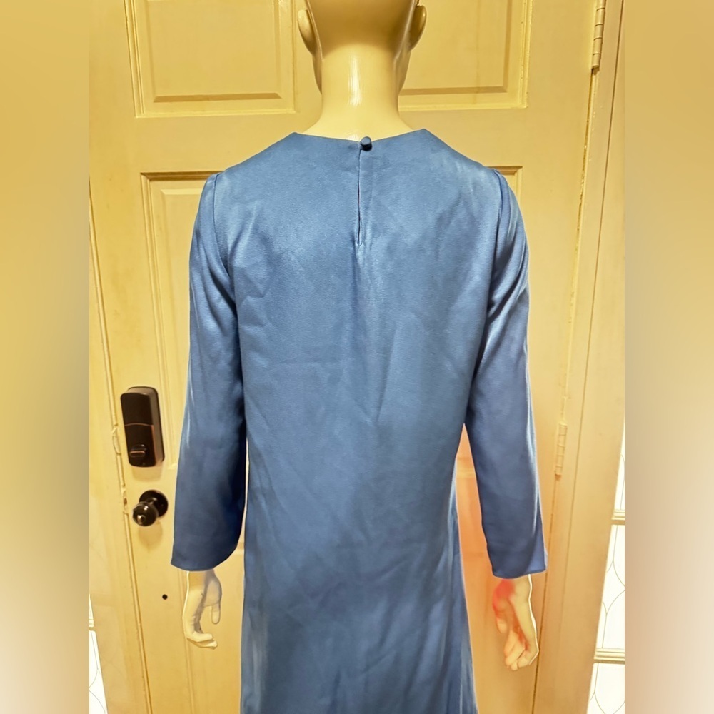 Veronica Beard Women Blue Rome High-Low Asymmetrical Tunic Top Size 2 - Picture 11 of 15